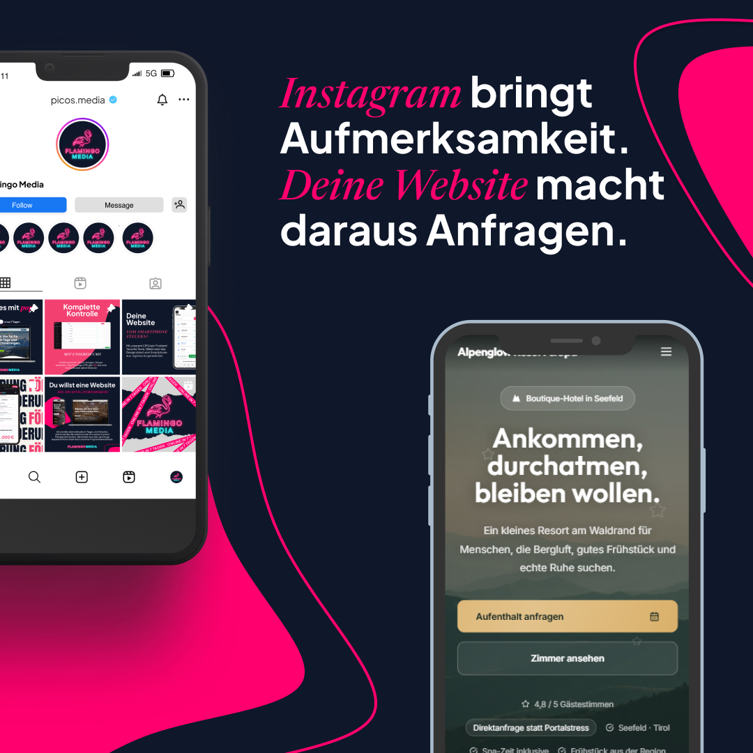Warum Instagram keine Website ersetzt